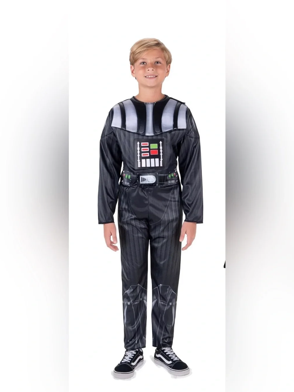 Star Wars Official Youth Costume - Premium Padded Jumpsuit and Mask Size Small